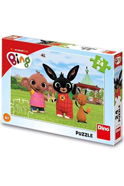 Dino Puzzle pentru copii Bing cu înghețată, 24 piese