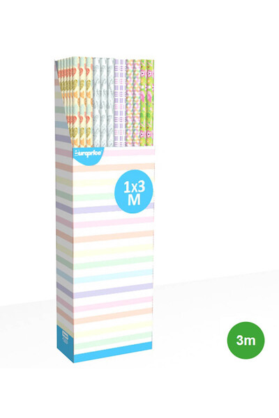 Europrice Hârtie de ambalat cadouri All Year, 100 x 300 cm Mozaic
