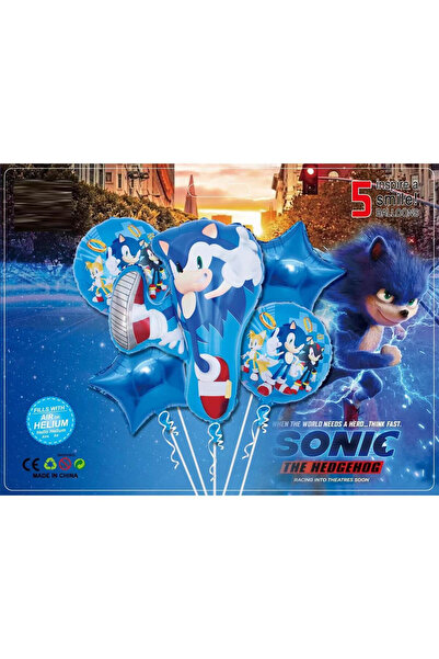 Sonic Baloane folie 5 buc.