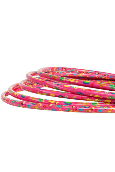 Bamsic Cerc mediu cu imprimeu roz 68 cm