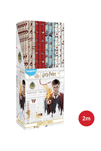 Harry Potter Hârtie de ambalat cadouri Harry Potter, 70 x 200 cm - Alb