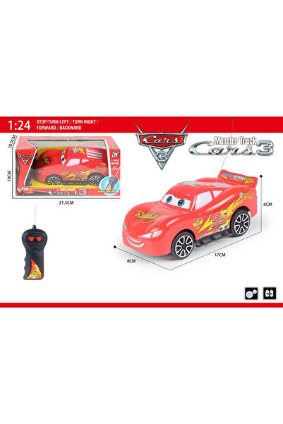 CARS Mașinuță cu ochi și telecomandă 2 direcții
