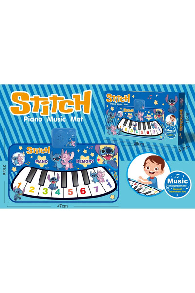 Stitch Covoraș muzical pian pentru bebeluși