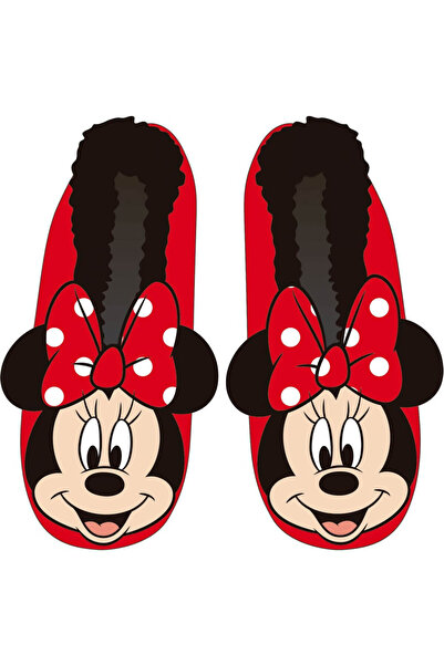 Minnie Mouse Papuci de pluș 3D pentru copii roșii 26-36 - 30