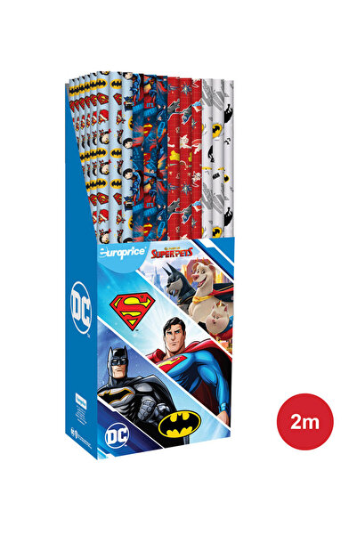 Superman Hârtie de ambalat cadouri DC Super Heroes, 70 x 200 cm