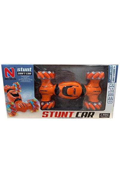 NO BRAND Mașină acrobatică mare cu telecomandă joystick și roți luminoase