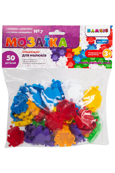 Bamsic Joc mozaic Bamsic, 50 de piese