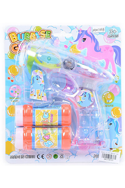 NO BRAND Pistol de baloane de săpun transparent, model unicorn