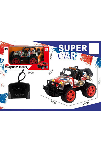 NO BRAND Jeep mare cu uși care se deschid și telecomandă 4 direcții