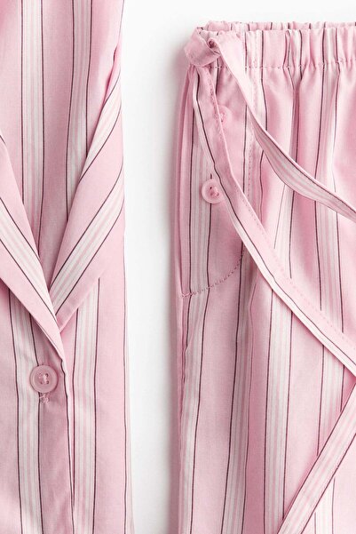 H&M Cotton poplin pyjamas