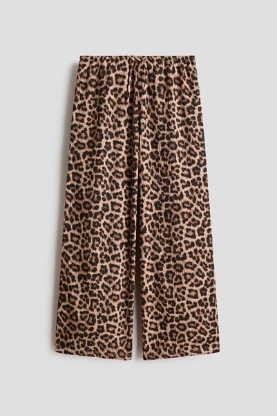 H&M Textured jersey trousers
