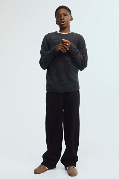 H&M Wide brushed-inside joggers