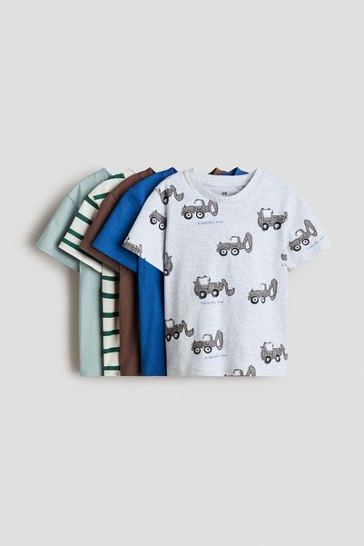 H&M 5-pack jersey T-shirts
