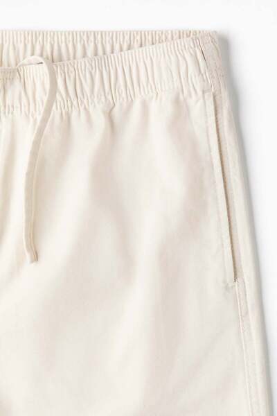 H&M Loose Fit Cotton canvas trousers