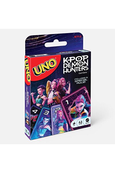 Uno K-Pop Demon Hunters - Mattel – cărți/casino