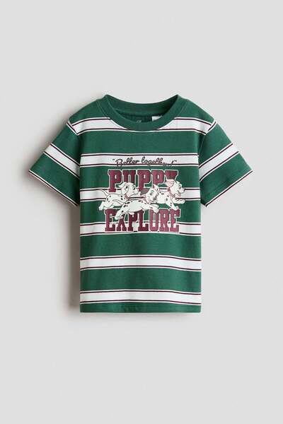 H&M Print-motif cotton T-shirt