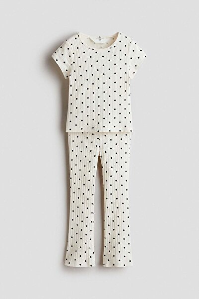 H&M 2-piece ribbed cotton set