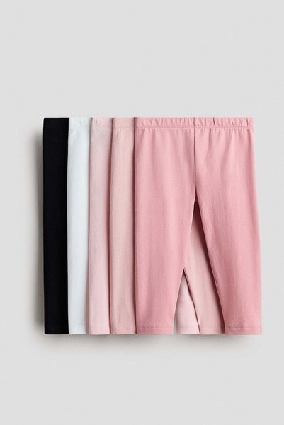 H&M 5-pack cotton leggings