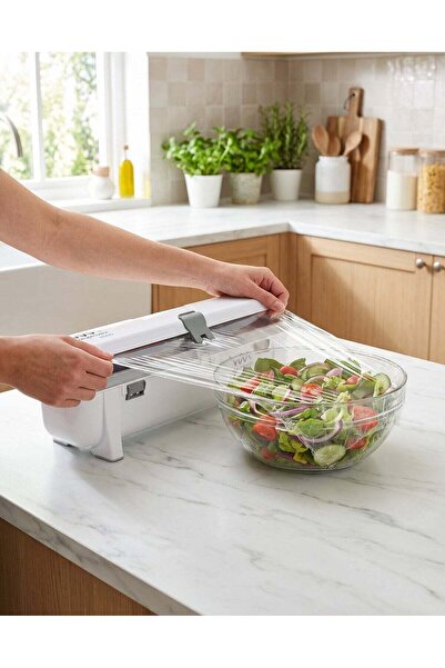 wrapmaster 4500 Cling Film Dispenser Combo with 1 Cling Film Roll – Professio...