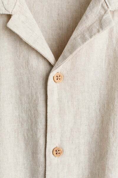 H&M Linen-blend resort shirt