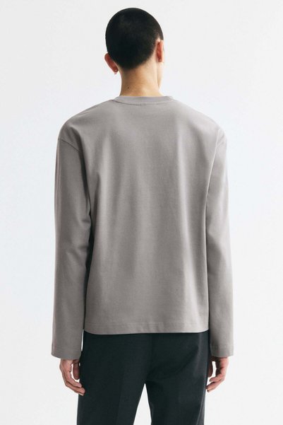 H&M Relaxed Fit Long-sleeved cotton T-shirt