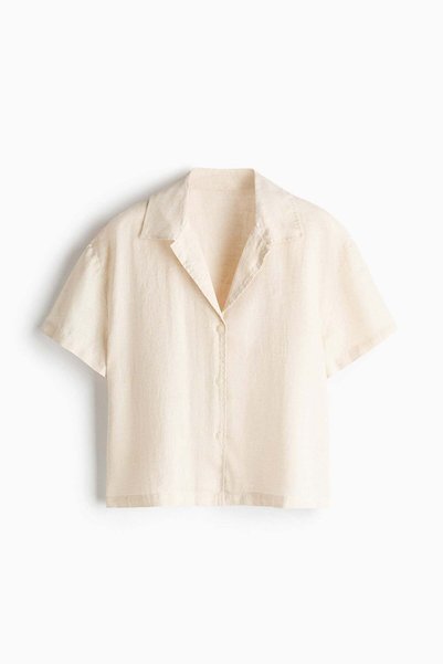 H&M Linen beach shirt