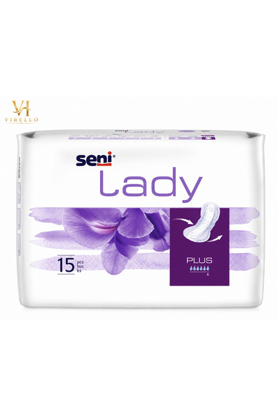 Seni Lady Plus – Absorbante pentru incontinență, 15 bucăți