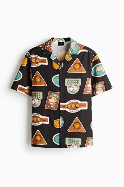 H&M Loose Fit Printed resort shirt
