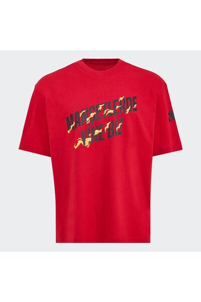 adidas Originals Again We'Re in the Cuffs Men's Red T-Shirt (Kn2493)