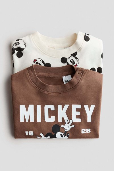 H&M 2-pack printed T-shirts