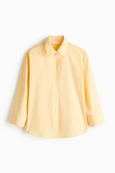 H&M Cotton poplin shirt