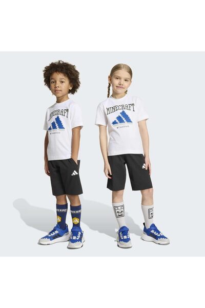 adidas طقم Lk Mc T للجنسين للأطفال - طقم رياضي سفلي - علوي KH3193
