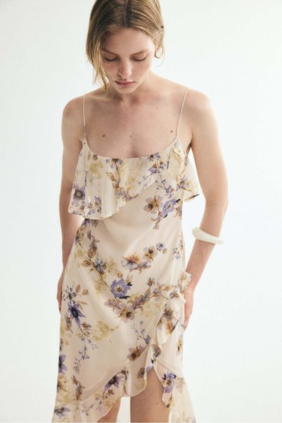 H&M Flounced strappy dress