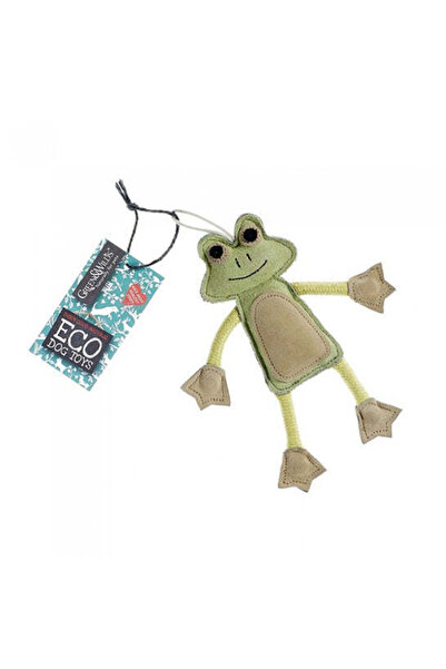 Green &Wilds Francois Le Frog Eco Toy for Dogs 25cm