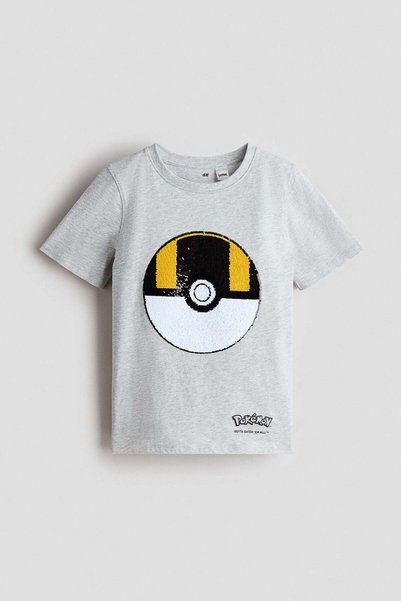 H&M Reversible sequin T-shirt