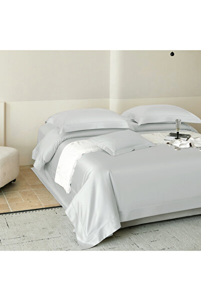 Generic High Thread Count Cotton Duvet Cover Set with Linear Stitching Detail...