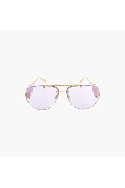 Versace نظارات شمسية نسائية طراز الطيارين بلون اللافندر |   2250