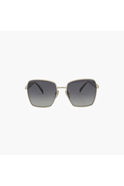 Prada Women Square Polorized Grey Sunglasses | 64ZS