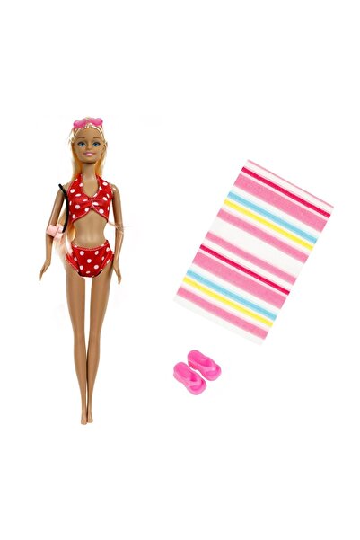 OEM Păpușă Manechin Betty 30cm cu 4 Accesorii de Plajă și Stil de Vară