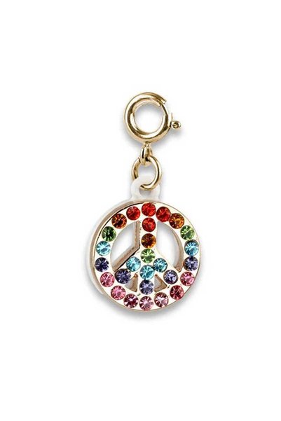 CHARM IT Gold Rainbow Sparkle Peace Ct02-40