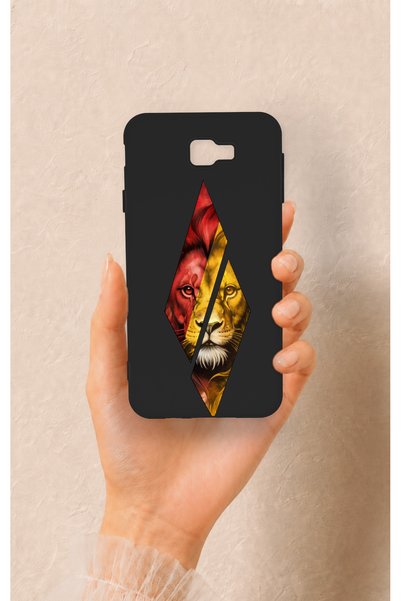 Vip Case Samsung J7 Prime Uyumlu Kesik Aslan Desenli Silikon Kılıf