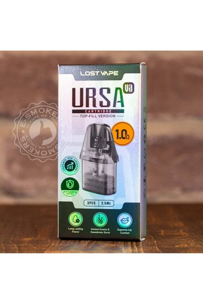 Lost Vape Ursa Nano Pod Cartridge V3 , Ωμική Αντίσταση 1Ωμ Άνω Πλήρωση