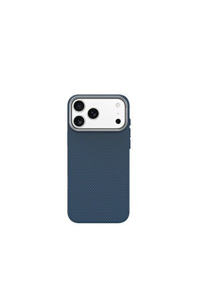 Piili iPhone 17 Pro Max Kevlar Serisi MagSafe Kılıf – Lacivert