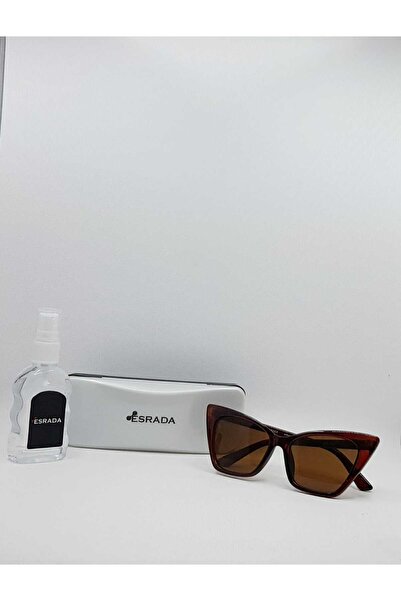 ESRADA Chic Brown Women's Sunglasses 1005