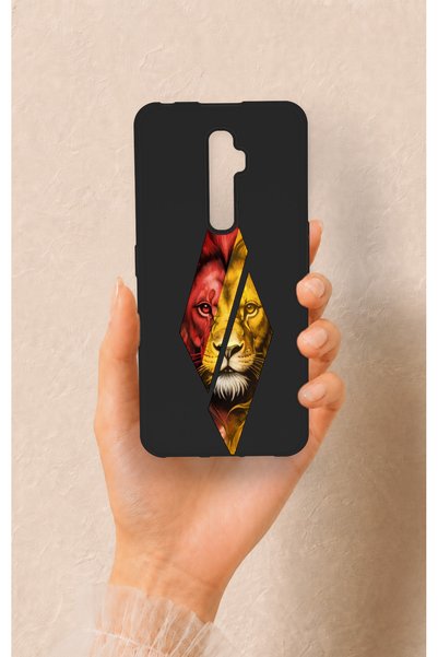 Vip Case Oppo Reno 2Z Compatible Cut-Out Lion Patterned Silicone Case