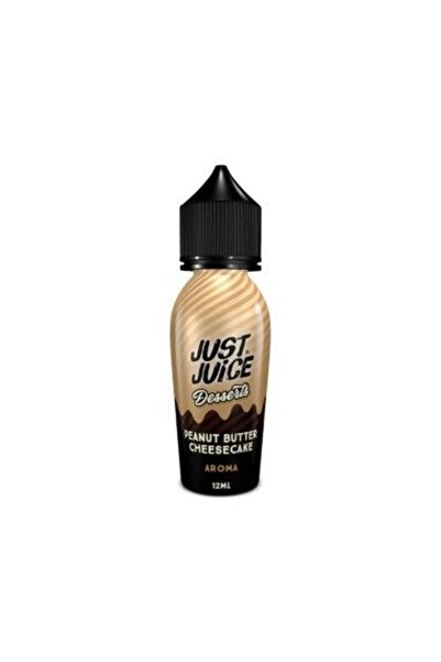 JUST JUICE Επιδόρπια Σάλτσα Γεύσης Τσιζκέικ Φυστικοβούτυρου 12/60ml