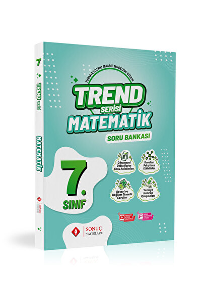 Sonuç Yayınları 7.Sınıf Trend Serisi Matematik Soru Bankası