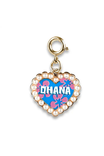 CHARM IT Gold Ohana Pearl Heart Ct08-14