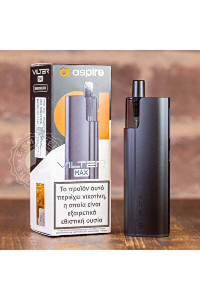 Aspire Vilter Max Pod Kit 1800mAh από την Aspire, σε χρώμα Shadow Black