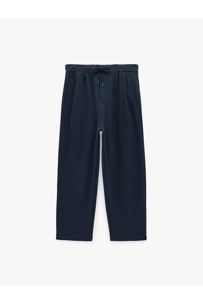 Koton Normal Waist Lace-Up Three-Thread Pocket Sweatpants